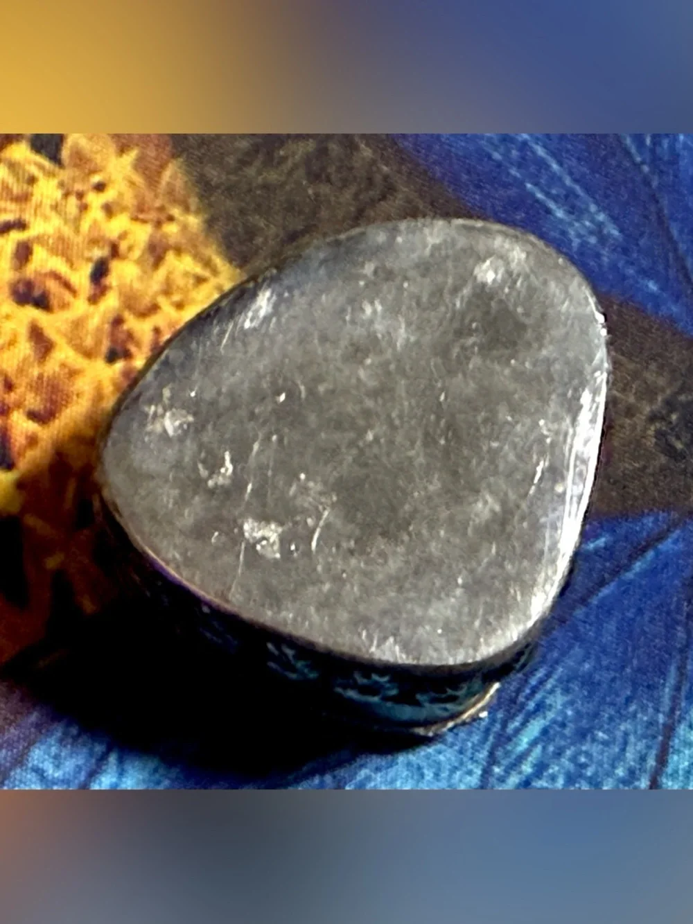 Witchy Vintage Trinket Box with Gemstones – Velvet Lined Altar Box